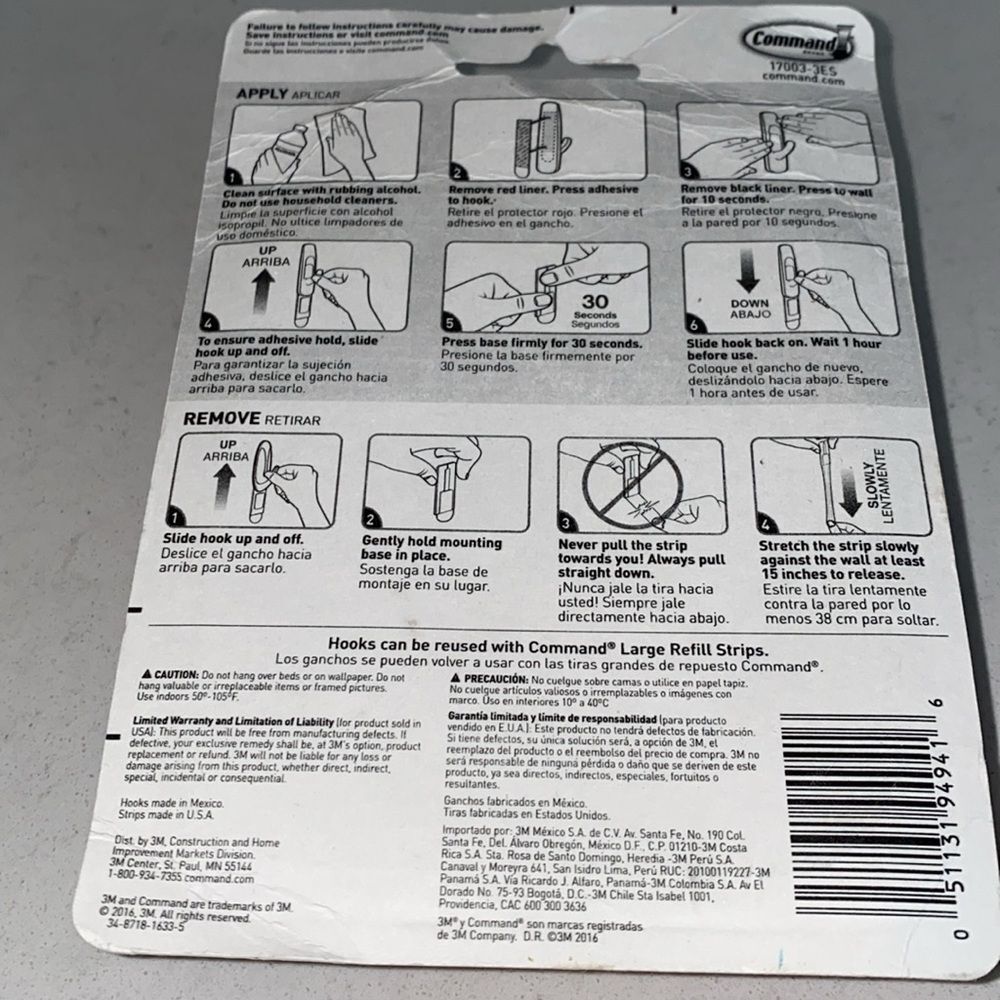 3M Command Hooks Multi-Pack - Picture 4 of 6
